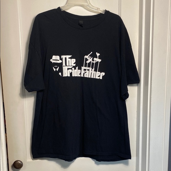 Black Graphic T-Shirt The Bride Father Men’s Size 3X - Picture 1 of 3